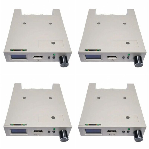 4X SFRM44-U100LQD-435 Floppy Drive Emulator with OLED Screen & Rotary Encoder OLED Flash Floppy Drive