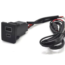 5X Car USB Charger PD Quick Charge QC3.0 Phone Charging Adapter Outlet for Multivan T5 2003-2015