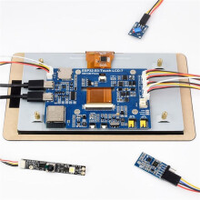 2X ESP32-S3 7 Inch Capacitive Touch Display Development Board with Case Bracket, 5-Point Touch, Supports WiFi