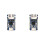 2X RP2350-USB-A RP2350A USB  Development Board 2Mb Flash Core Board Programowalny Interfejs USB Demo Board 1