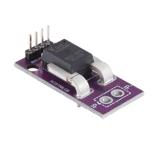 2X ACS758 ACS758LCB-050B Current Module Linear Hall Current Sensor PFF-T Current Detection 3-5V 100A 2