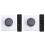 2X 86 Hi-Fi Professional  Wall-Mounted Stereo Background Music Controller   in-Wall Amplifier White 1