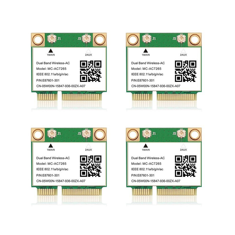 4X 1200Mbps 4.2 Pci-E Wifi Card Mc-Ac7265 Wireless Network Card 7265 802.11Ac 2.4G 5Ghz 7260Hmw 6034221287753
