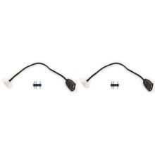 2X Kabel Adaptera Wentylatora 6-Stykowy do 5V ARGB 3-Stykowy Kabel Konwertera 5V 3-Stykowy do 6-Stykowego Złącza Adaptera Kontrolera Wentylatora