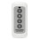 4x 433MHZ Wireless RF Remote Control White 4-Button Remote Control EV1527 Learning Code Wireless Remote Control 3