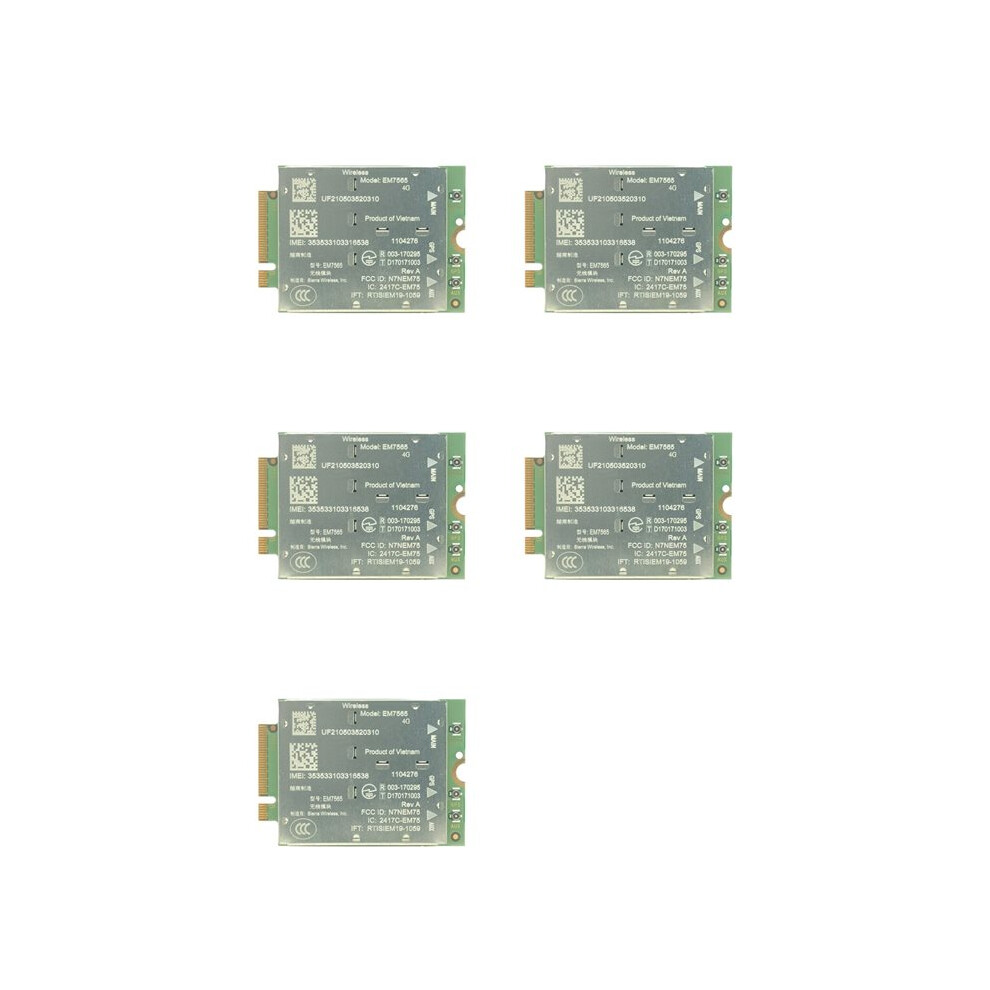 5X Em7565 4G Lte Module Cat-12 600Mbps Cbrs Ngff Module Cat12 Ngff Module Cat12 For Laptop Wireless Module 6031637880622