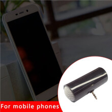 3X -Lautsprecher, 3,5 mm, Tragbarer Lautsprecher, -Verstärkerlautsprecher, Plug-And-, für Mobiltelefone und Tablets, Schwarz