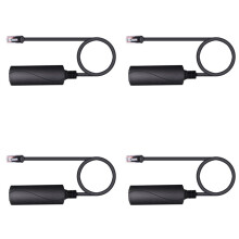 4X 2.5G PoE 48V Naar 24V PoE-Converter RJ45-Poortuitgang 24V/1A 24W Max voor Passieve 24V-Bordapparaten 100Mbps