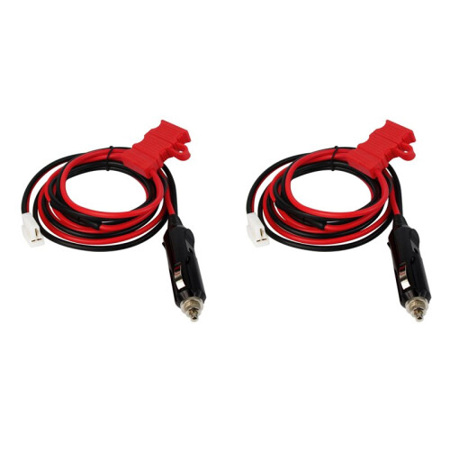 2X 12V  Power Cable Cigarette Lighter Plug for    2 Way Radio