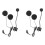 4X Motorcycle Helmet  Headset Microphone Speaker Headset Accessories for Half-Helmet 2