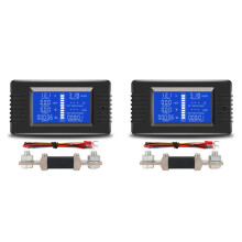 2X PZEM015 Digital 0-200V Voltage Current with 300A Shunt Car Battery Tester Voltage Meter Monitor 12V 24V 48V