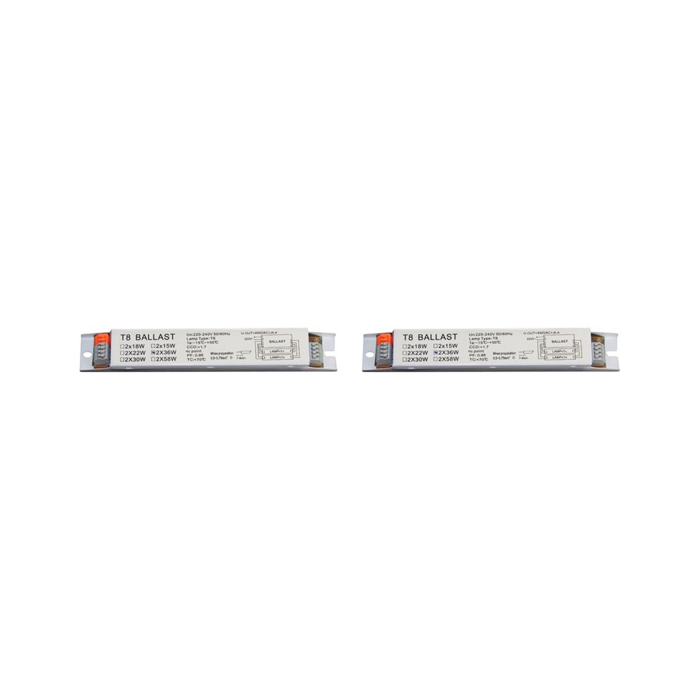 2X T8 2X36w Electronic Ballast For Uv Germicidal Lamp, Fluorescent Lamp For Home Office Supplies Iron Sheet 6032906988063