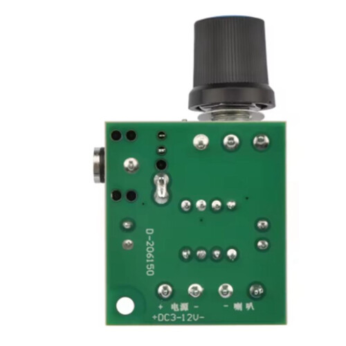 2PCS LM386 10W Audio Amplifier Board Mono 3.5mm  3-12V Volume Control  AMP Module Adjustable Volume 2