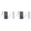2X Universal Ceiling Fan Remote Control Kit 30W 6-Speed Timing Function  Fan Light Remote Replacement 1