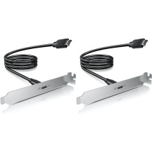 2X 20Gbps USB 3.2 Gen 2x2 USB-C Front Panel Adapter with Motherboard Header Extension Cable, USB-C Female to 20-Pin USB
