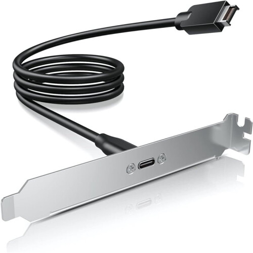 2X 20Gbps USB 3.2 Gen 2x2 USB-C Front Panel Adapter with Motherboard Header Extension Cable, USB-C Female to 20-Pin USB 1