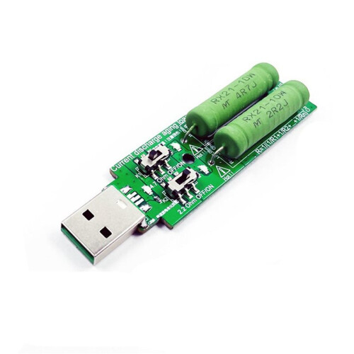 3X USB Resistor  Electronic Load with  Adjustable 5V1A/2A/3A Battery Voltage Discharge Resistance Tester 1