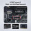 2X 20Gbps USB 3.2 Gen 2x2 USB-C Front Panel Adapter with Motherboard Header Extension Cable, USB-C Female to 20-Pin USB 6