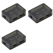 3X Dual USB Fast Quick Car Charger Charging Buck Module Input 6V-30V Single Port 18W for QC2.0 QC3.0 Car Vehicle Board A