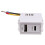 2X New USB Type-C Dual Port Power Module 220V Socket 5V 2.1A Phone Charging Module Transformer Charging Power Adapter 4
