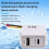 2X New USB Type-C Dual Port Power Module 220V Socket 5V 2.1A Phone Charging Module Transformer Charging Power Adapter 8