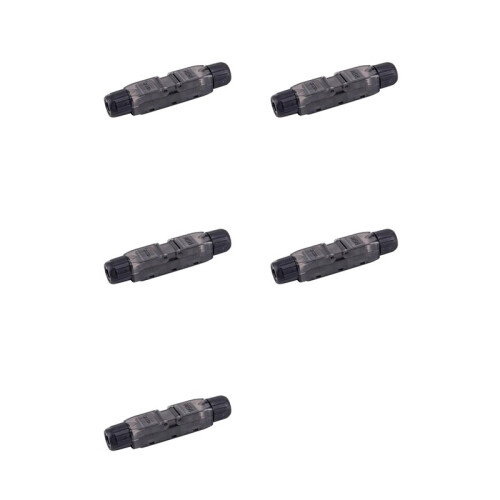 5X RJ45 Cat6A UTP LAN Cable Tool-Less Extension Connector Network Extender Junction Adapter Connection Box