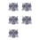 50pcs Computer PC Cooling Fan Mesh Cover Metal Fan Shield -120mm 2