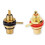 8Pair/16Pcs Gold Plated RCA Jack Connector Panel Mount Chassis Audio Socket Plug Bulkhead with NUT Solder CUP 3