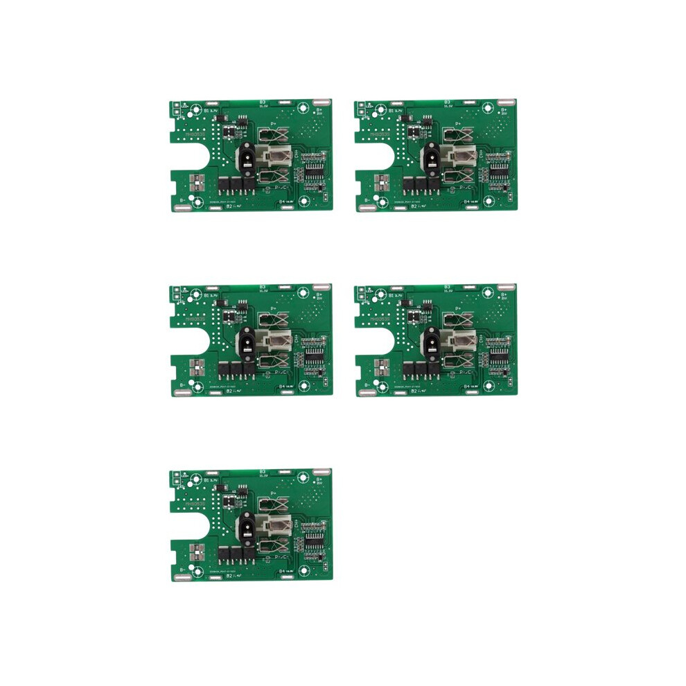 5X Bms 5S 18V 21V 30A Lithium Battery Protection Board Pcb 18650 Battery Charge Protection Board Module For Screwdriver 4714032453753