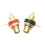 8Pair/16Pcs Gold Plated RCA Jack Connector Panel Mount Chassis Audio Socket Plug Bulkhead with NUT Solder CUP 8