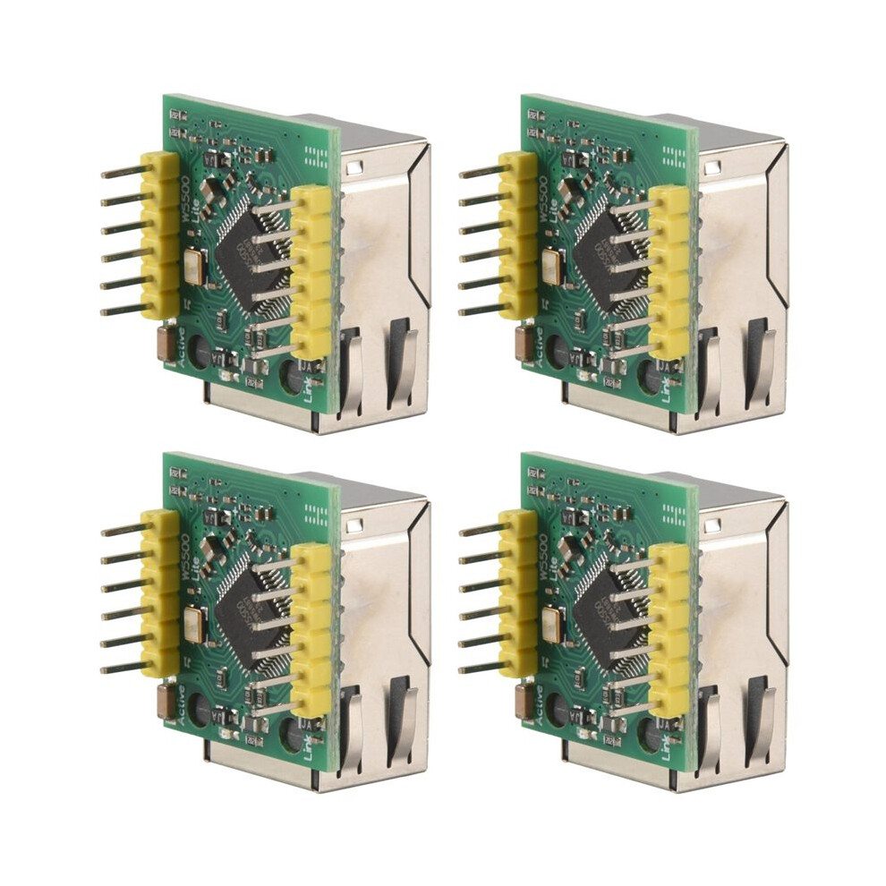 4X W5500 Ethernet Network Module Spi Interface Ethernet/Tcp/Ip Protocol Compatible Wiz820io 6033909041786