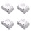4X 1CH RF   7-32V AC  WIFI Tuya Remote Control 433 Light  10A Rele Relay Self-Locking Interlock 1