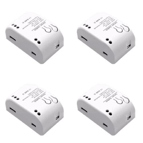 4X 1CH RF   7-32V AC  WIFI Tuya Remote Control 433 Light  10A Rele Relay Self-Locking Interlock