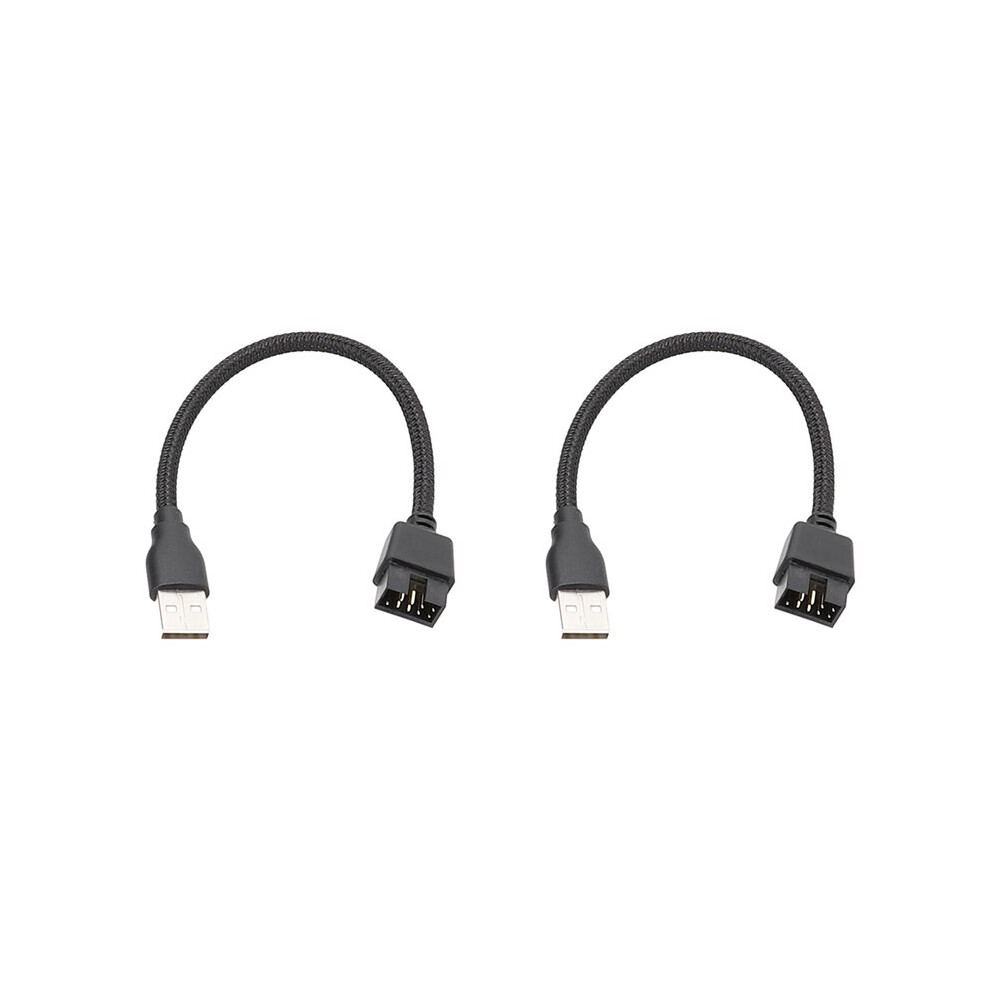 2X Mainboard Internal Data Extension Cable Usb A Devices To 9 Pin Usb Extension Cable, Fast And Stable Transfer 4712949531106