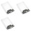 3X Gabinete de Disco Rígido Externo USB 3.0 2,5 Polegadas  SSD Gabinete de Disco Rígido Externo Gabinete de HDD Caixas de Disco Rígido 1