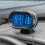 2X Interior Accessories 3 in 1 Car Voltmeter Thermometer Backlight LCD Digital Noctilucous Clock 12V/24V Car Electronic 4
