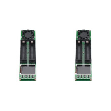 2X Two Channel Internal Resistance Tester 18650 Battery Capacity Type-C Power Supply Auto Charge and Discharge Module