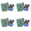 4X LM3914 10 Segment 3.7V Lithium 12V Battery Capacity Indicator Module Power Level Tester LED Display DIY Kits 1