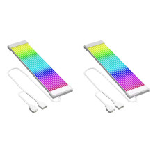 2X RGB LED Strip ARGB Sync Board for Computer Power Supply ATX 24PIN GPU Card 8Pin Cable Case X12