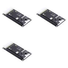 3Stück 4X Oculink SFF-8612 SFF-8611 zu PCIE PCI-Express 16X Adapter mit ATX 24Pin Stromanschluss für Mainboard-Grafikkarte