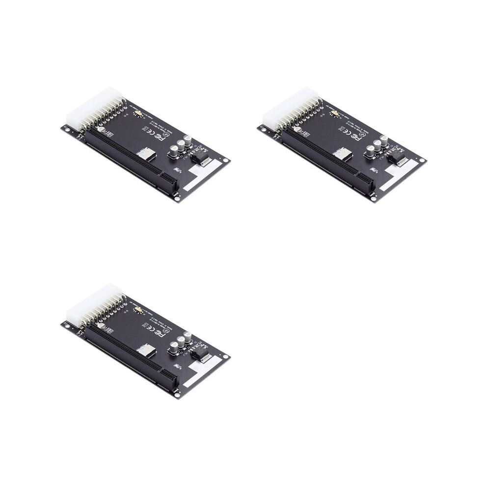 3Pcs 4X Oculink Sff-8612 Sff-8611 To Pcie Pci-Express 16X Adapter With Atx 24Pin Power Port For Mainboard Card 6031269422245