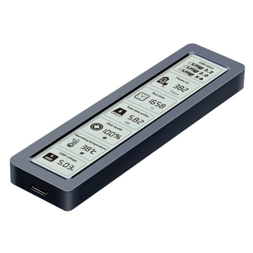 2X M.2 SSD  Enclosure USB3.2 Gen2 Type C 5Gbps SSD Case M.2  Enclosure Disk Box Tool Free SSD Aluminum Case 1