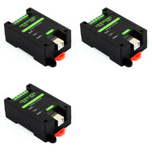3X USB zu RS232/485 (B) Industriell Isolierter Konverter FT232RNL Schienenmontierter USB-Konverter Mehrfachschutz
