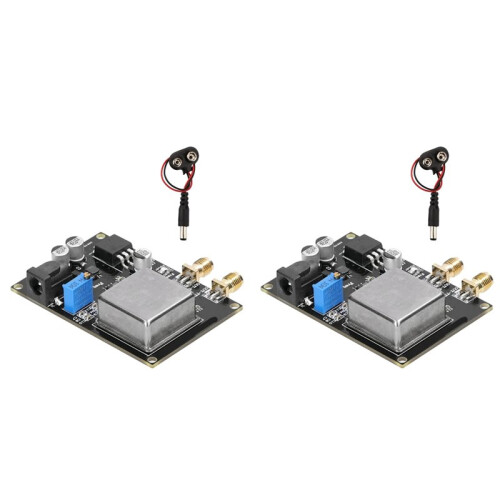 2X Constant Temperature 10MHz OCXO Frequency Reference Source Sine Wave Square Wave Frequency Trimming Reference Module