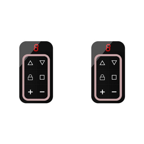 2X 8CH Multi Frequency Garage Door Remote Control 270-868MHZ RF Copy Remote Control Automatically
