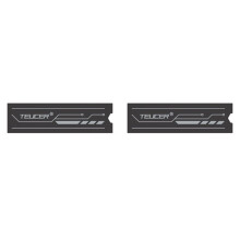 2X TEUCER Graphene M.2 SSD Heat Sink, Dual-Layer Graphene and Copper Foil Design Cooler Radiator for Laptop PC M.2 2280