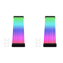 2X RGB LED Strip ARGB Sync Board for Computer Power Supply GPU Card Cable Case Neon 24P or 3X8P
