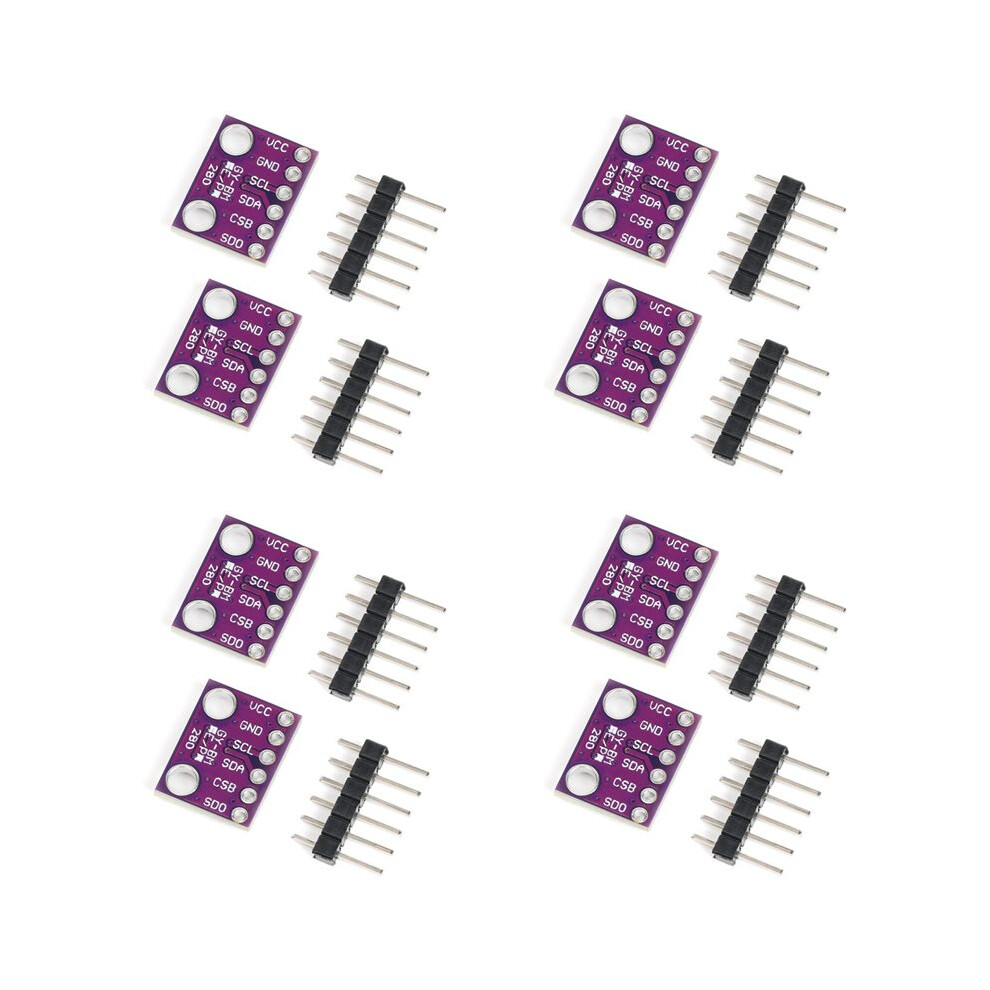 8Pcs Bme280 3.3V Sensor Module Atmospheric Pressure Temperature Humidity Sensors I2c Spi Breakout Gy-Bme280 6032125444135