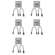 5X ITGZ 10Gbps M2 NVMe to USB 3.1 Docking SSD Adapter NVMe Dual Protocol for 2230 22110 M2 SSD Enclosure Base