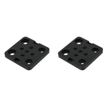2X V-Slot Gantry Plate Aluminium 2020 Aluminiumprofile, Spezielle Gleitplatte für 3D-Druckerteile